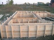 Заливка фундамента